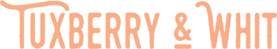 Pink logo for Tuxberry & Whit